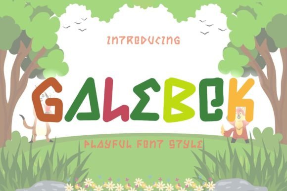 Discover Galebok: A Playful Font for Creative Projects