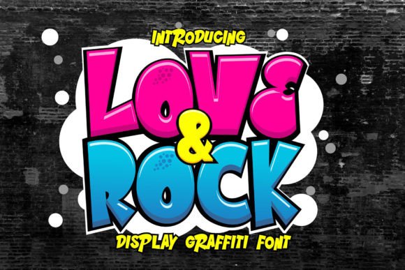 Love and Rock: A Bold Display Font with Whimsical Character