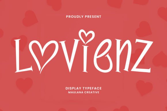 Lovienz: A Playful Typeface for Heartwarming Designs