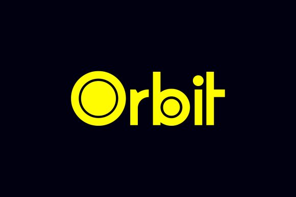 Orbit: A Simple and Techno Display Font for Modern Design