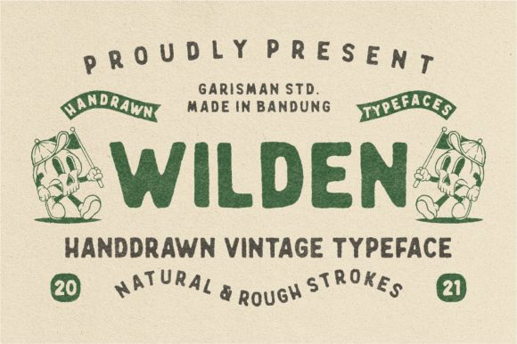 Wilden: A Vintage Display Font for Timeless Design